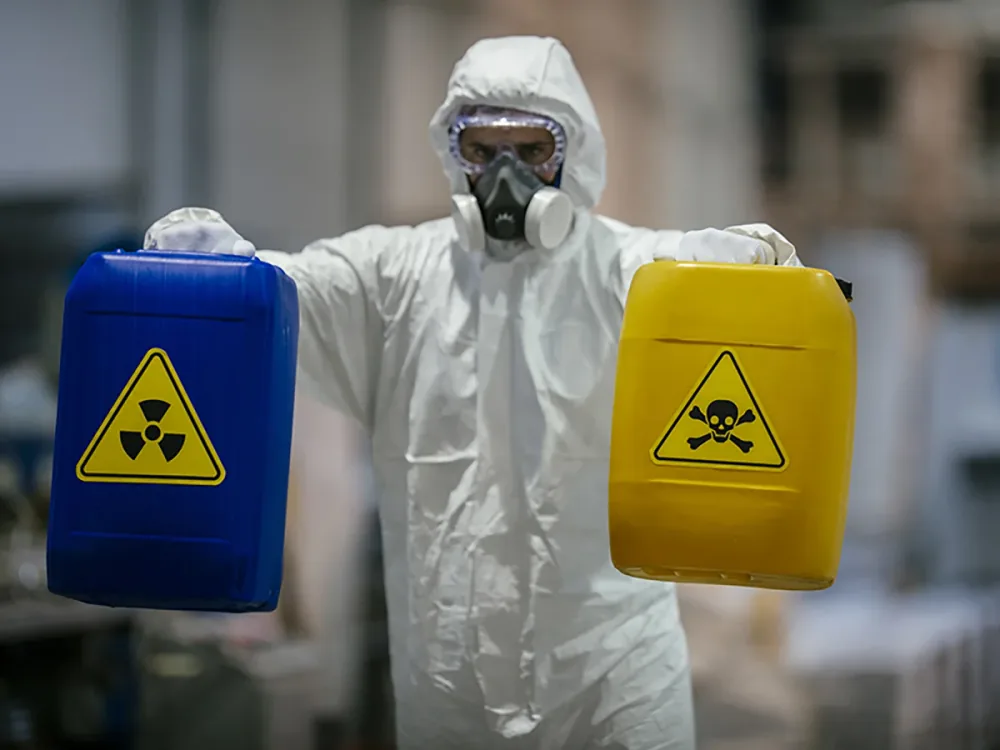 biohazard cleanup professionals at work in Erie
